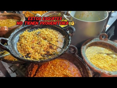 Dicen que en la ciudad de Querétaro no hay buena comida-esquites de sabores