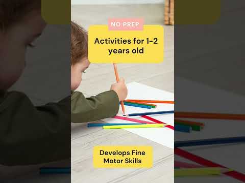 Fine Motor Skill Activities for 2 year old and Toddlers | Fun Activities for 1-2 year old - DAY 3