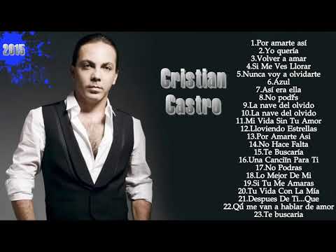 Bonitas Baladas Romanticas de Para Enamorados Cristian Castro - Sus Mejores Éxitos Mix 2021