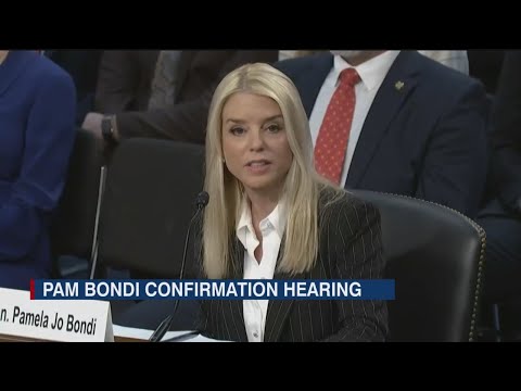 Bay area native, Pam Bondi goes through Senate Confirmation hearings to become U.S. Attorney General