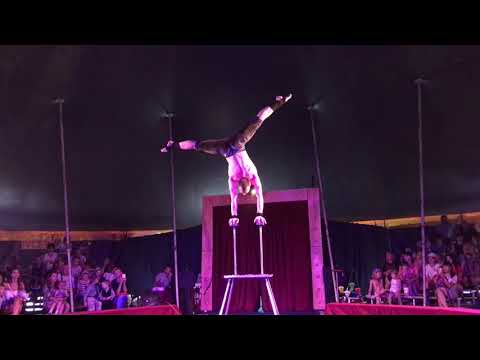 Handbalancing Equilibrium Circus Act Acrobatics Strength Variety