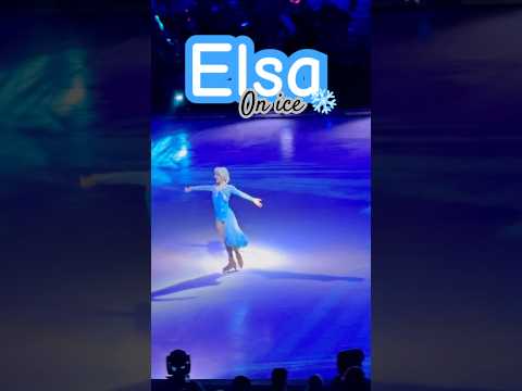 Elsa Skates to Let It Go ❄️✨ | Magical Disney On Ice Performance!