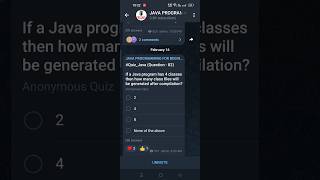 Learn programming through quizzes #java