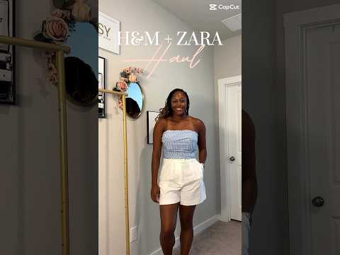 H&M + ZARA HAUL | SUMMER OUTFIT IDEAS #zara #hmhaul #summerhaul