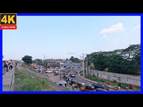 🇳🇬OJODU BERGER TO COLLEGE RD 4K WALKING TOUR-LAGOS,NIGERIA.