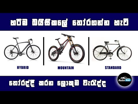 හරියටම ගැලපෙන බයිසිකලේ තෝරගන්නෙ මෙහෙමයි! Bicycle Tips (Sinhala) | Auto Hub