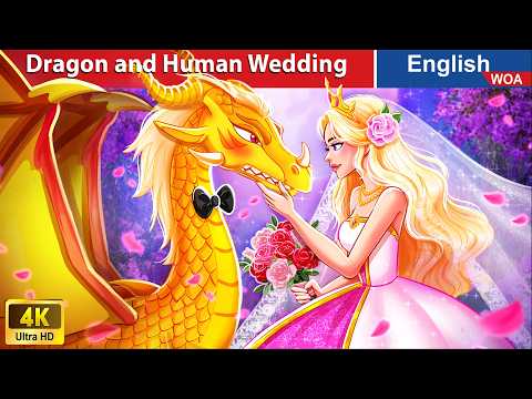 Dragon and Human Wedding: Bride Mya's Untold Story 🐉👰 Fairy Tales in English @WOAFairyTalesEnglish