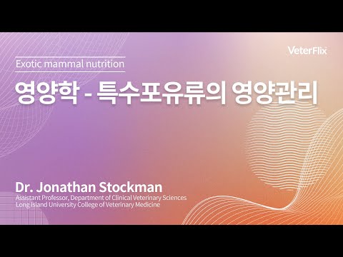 [베터플릭스][영양학] 특수포유류(설치류, 토끼)의 영양관리(Exotic mammal nutrition)