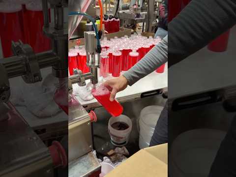 Semiautomatic shampoo filling machine