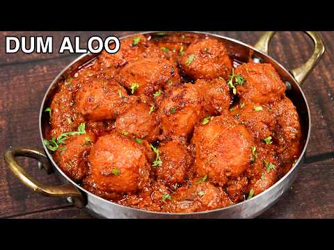 Restaurant Style Dum Aloo - Delicious Easy & Quick Potato Curry | Creamy Dum Aloo