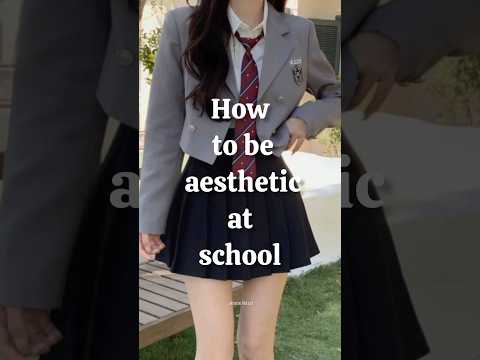 How to be aesthetic at school #trending #aesthetic #schoolhacks