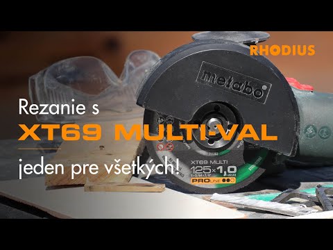 Rezný kotúč pre širokú škálu materiálov - rezanie s XT69 MULTI