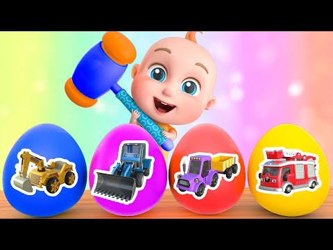 Surprise Eggs Song + More | Explores Colorful Surprise Eggs | PulkaCoco‬ Nursery Rhymes & Kids Songs