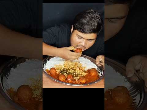 MOTU EATING EGG CURRY With RICE #shortsfeed #food #shorts #viralshort #asmr #short