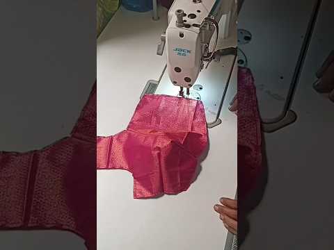 Lining Blouse Front part Stitching Simple method Part 2#fashion #liningblouse #shortsviral