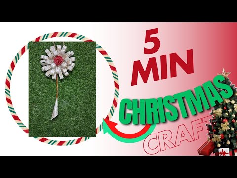 Last minute Christmas Decoration ideas -DIY Christmas crafts// paper wall hanging