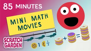 Mini Math Movies Compilation! | Math Video Collection | Scratch Garden