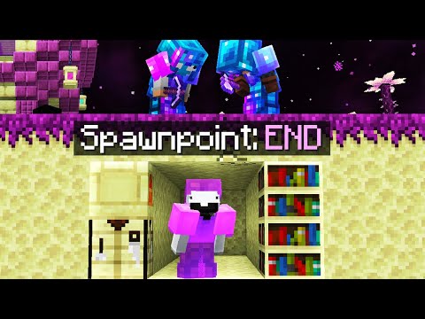 Minecraft Manhunt but we start in the END...