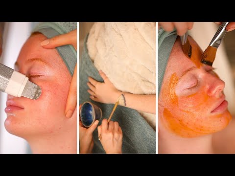 ASMR *SPA SOUNDS* Sensitive Skin Facial Treatment | Jadeywadey180