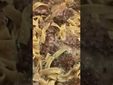 Swedish Meatball Pasta 🍝