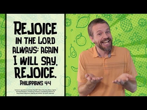 Rejoice in the Lord! (Philippians 4:4) | Memory Verse Song for Kids