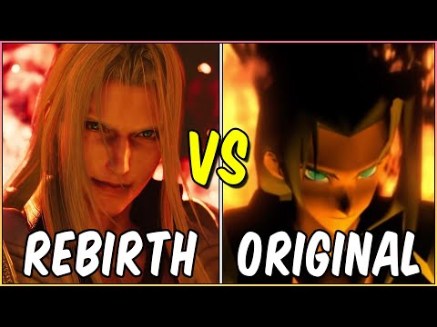 Final Fantasy 7 Rebirth vs. Original - FULL comparison - Nibelheim story