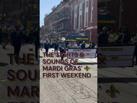 Mardi Gras 1st Weekend #mardigras #mardigrasparade #southern #humanjukebox