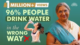 96% People Drink Water in The Wrong Way