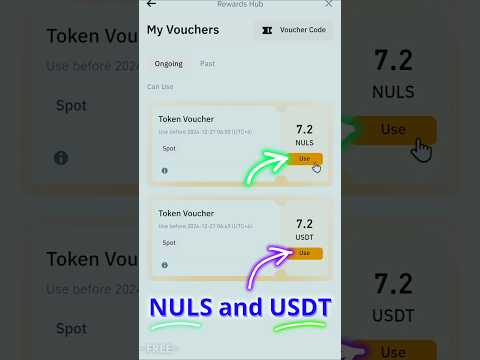 Received 7.2 NULS and USDT Rewards || How to Check Your Binance Rewards Hub