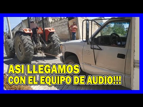 NOS TUVIERON QUE REMOLCAR PARA LLEGAR AL EVENTO