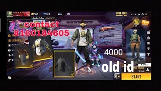 free fire id sell only 4000 old rare ID contact me OP collection|BHARAT GAMING