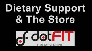 Dietary Support, The Store and The Learn Page