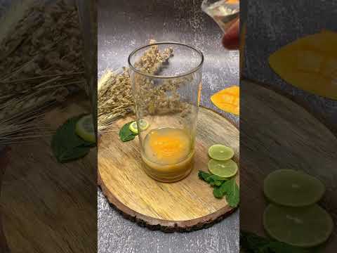 Mango Ice Tea | आइस टी बनाने का तरीका | Summer drinks #shorts #icetea #mangorecipe  #treatyourtongue