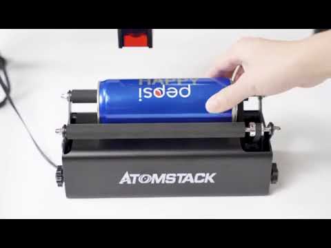 How to use ATOMSTACK R3 24W Automatic Rotary Roller Unboxing