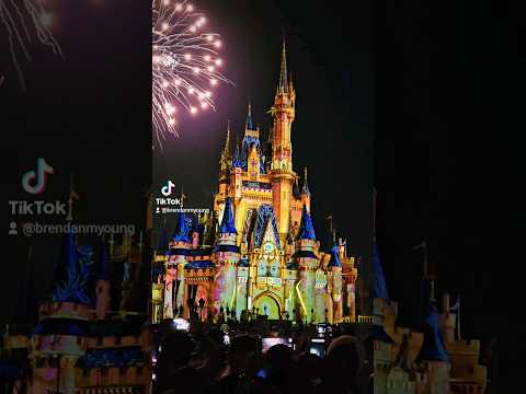 Magic Kingdom at night is AWESOME! #disney #magickingdom #florida #disneyworld #orlando #vlog