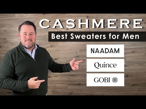 Men’s Cashmere Sweater Review - Naadam vs. Quince vs. Gobi