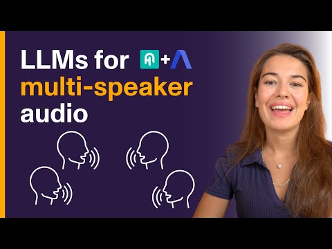 How to Apply LLMs on Audio Recordings with Multiple Speakers