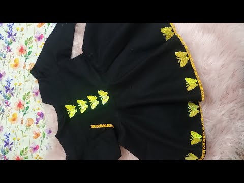 Umbrella frock cutting and stitching at home