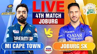 🔥SA20 Live: Joburg vs Cape Town | 4th Match | Live Cricket Score & Commentary