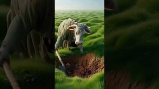 Beautiful story of a cow #ai #tending #viralvideo #animals #youtubeshorts #ytshorts #aivideo #viral