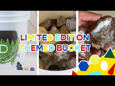 Monster Crystal Mining Bucket - OVER 50 POUNDS!!