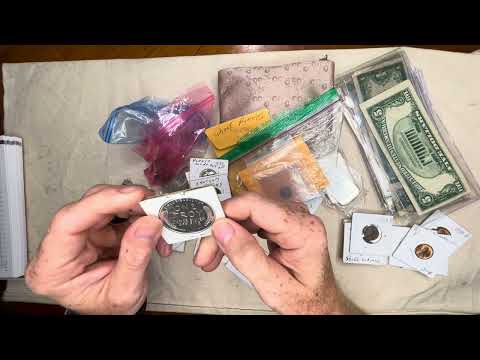 Recent purchases this past week. Old Currency, Wheat Cents, Half Dollars, Type Coins & Silver Bars.