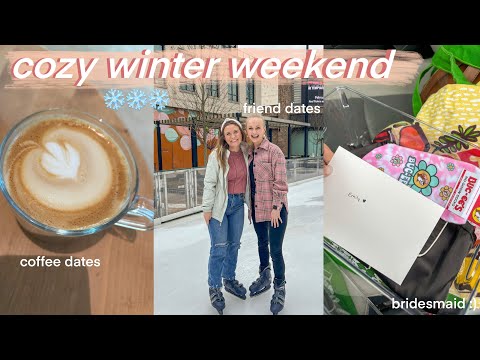 WINTER DAYS IN MY LIFE ❄️ cozy ice skating, solo nights, coffee dates, + dealing with Sunday scaries