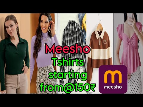 Meesho Trending T-shirts for Office, College & Daily Wear || Office Wear || #meesho #tshirts #tops