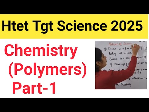 DSSSB natural science/Chandigarh tgt science/Ctet2024july Polymer part-1