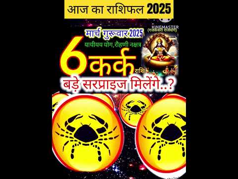 06 मार्च 2025 कर्क राशिफल/karkRashi 06 march Rashifal 2025/Aaj ka kark Rashifal/cancer