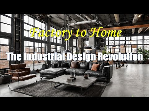 Factory to Home: The Industrial Design Revolution #interiordesign #architecture #designinspiration