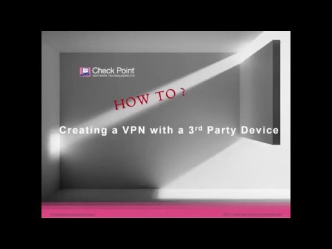 Creating VPN tunnel with 3rd Party device