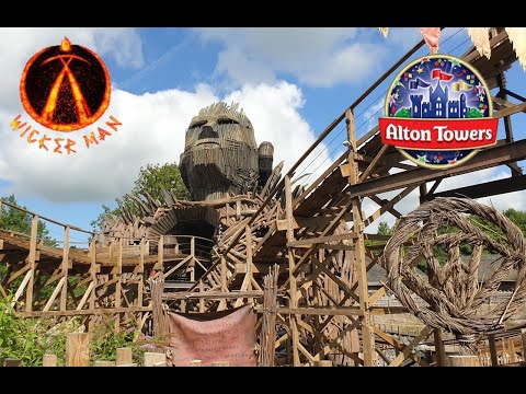 Wicker Man Wooden roller coaster at Alton Towers  | Speed Ride |  Top  Ride