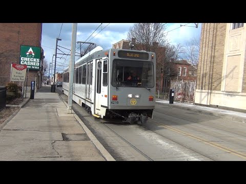 Detouring rail cars on the Pittsburgh Allentown T line.